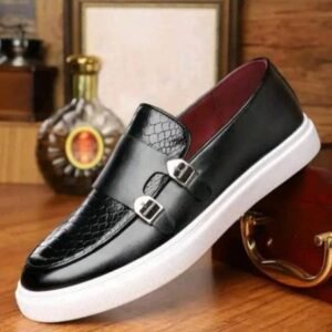Leather loafers