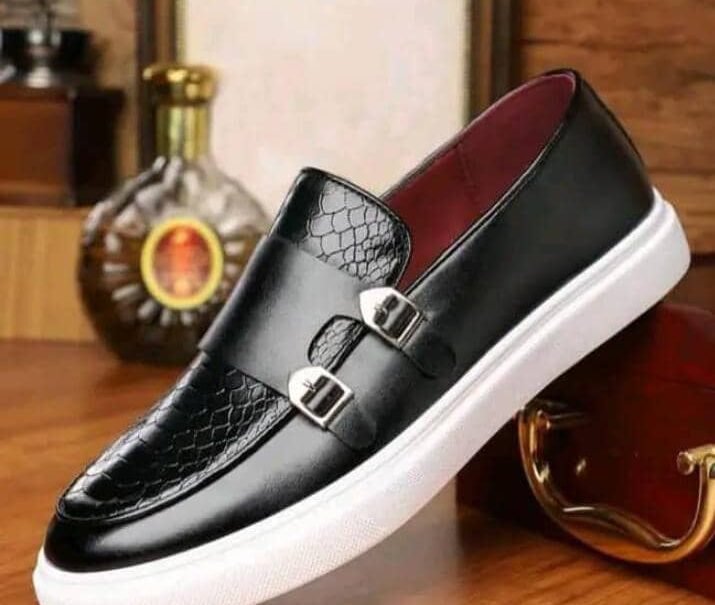 Leather loafers