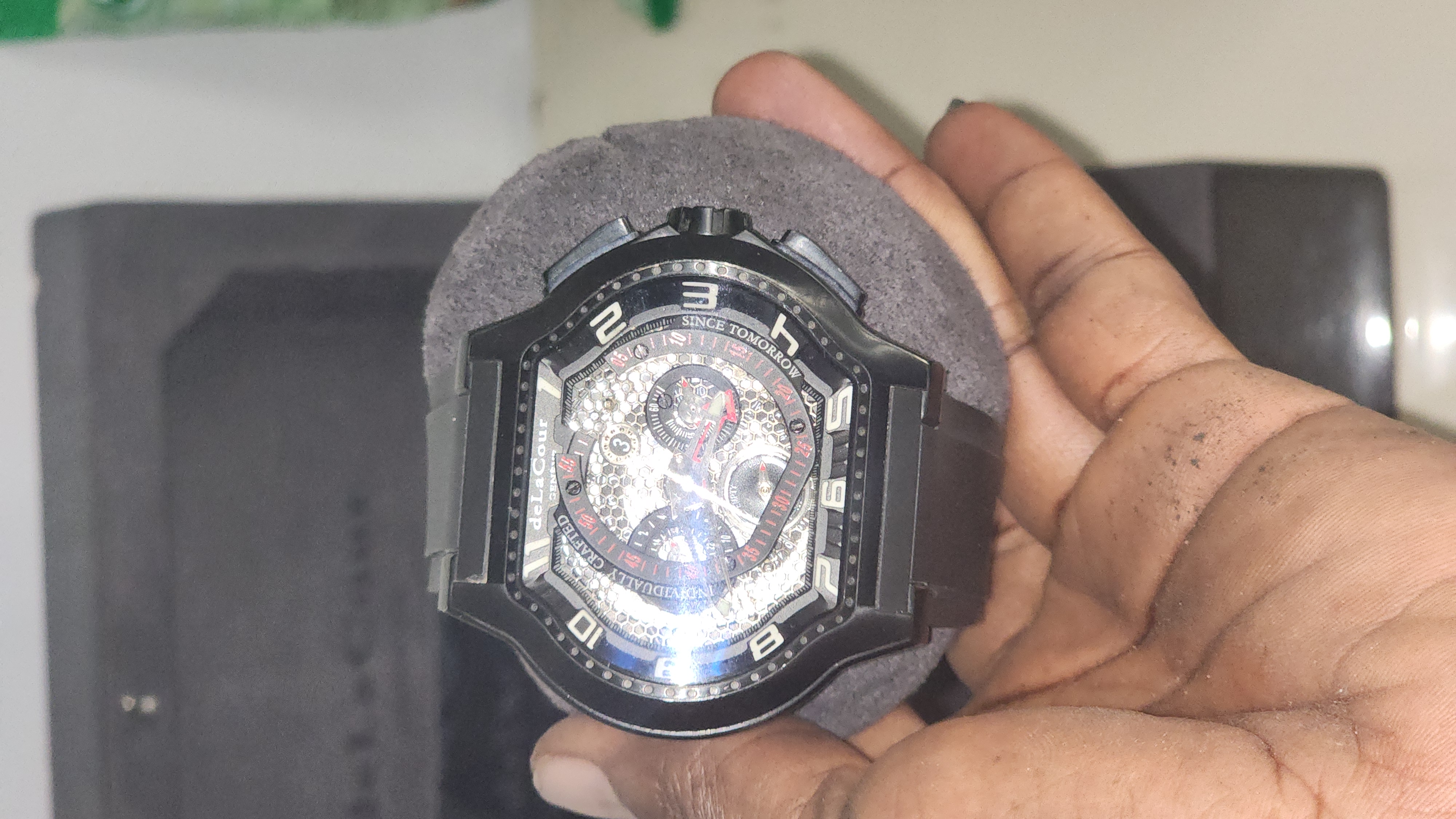 Hand Crafted DelaCour Wrist watch for sale