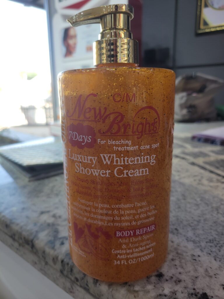 Golden glow body wash