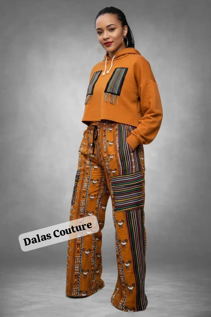 Premium High Quality Women BuoBuo and Adire Baggy Pant Outfits