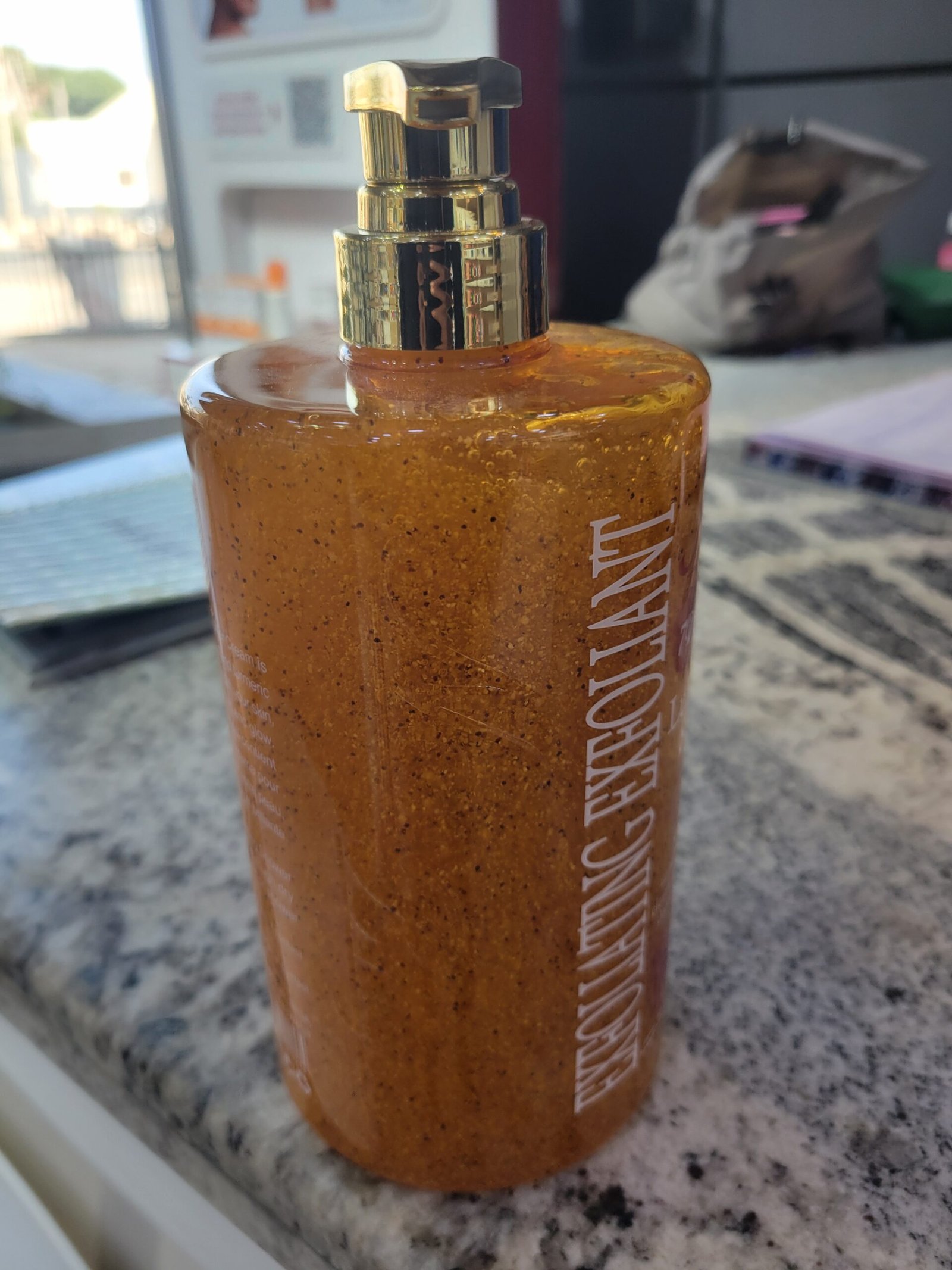 Golden glow body wash