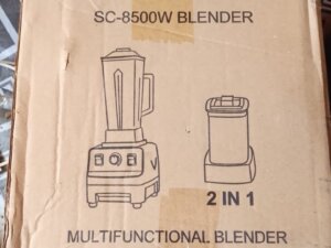 2L Silvercrest electronic blender with extra container for crucibles