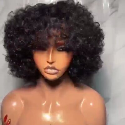 Baby fringe curls,100% human hair