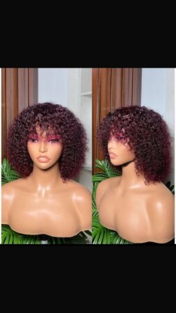 Fringe Jerry Curl wig