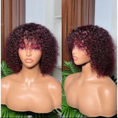 Fringe Jerry Curl wig