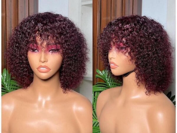 Fringe Jerry Curl wig