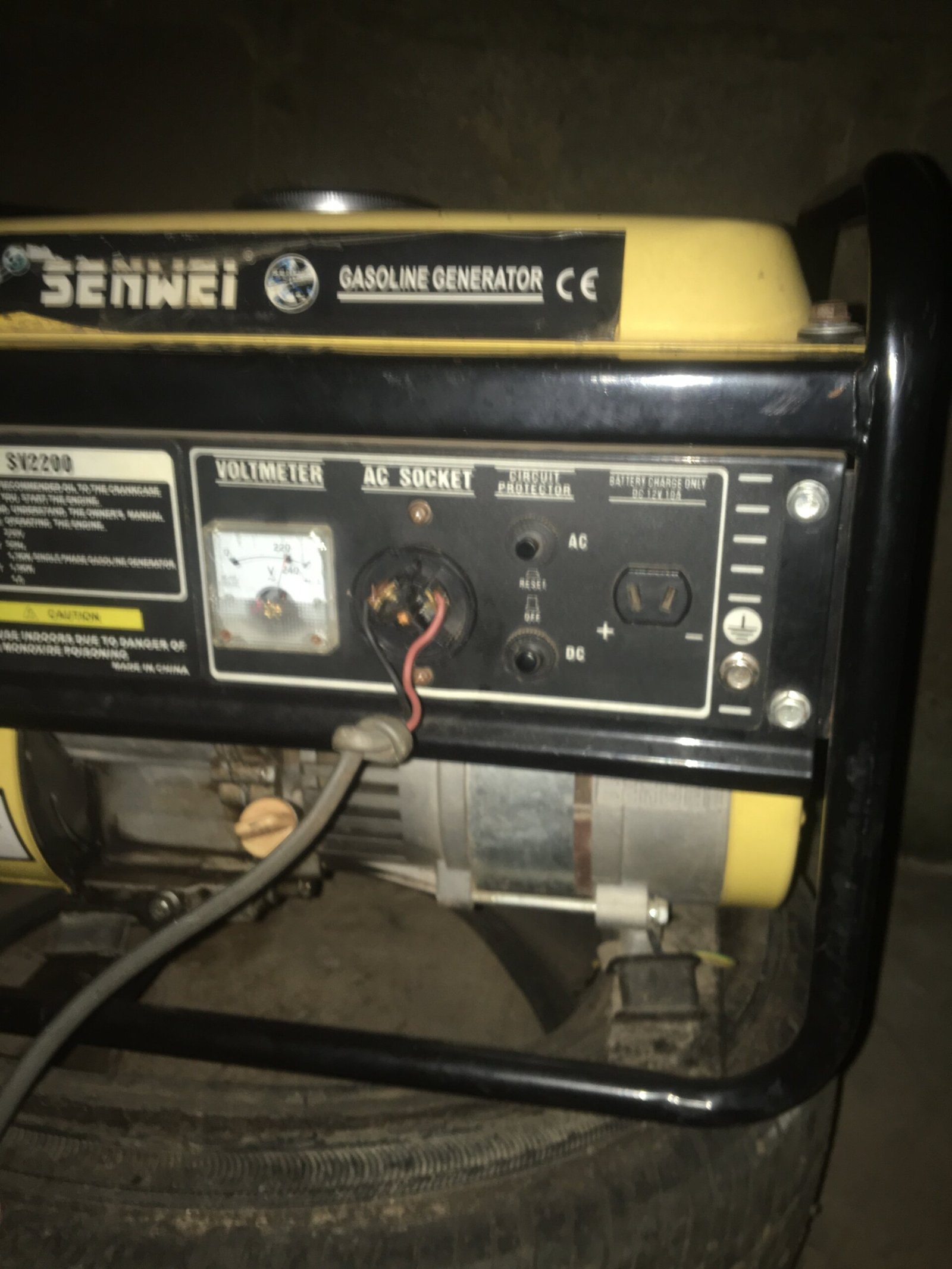 SV2200 GASOLINE GENERATOR