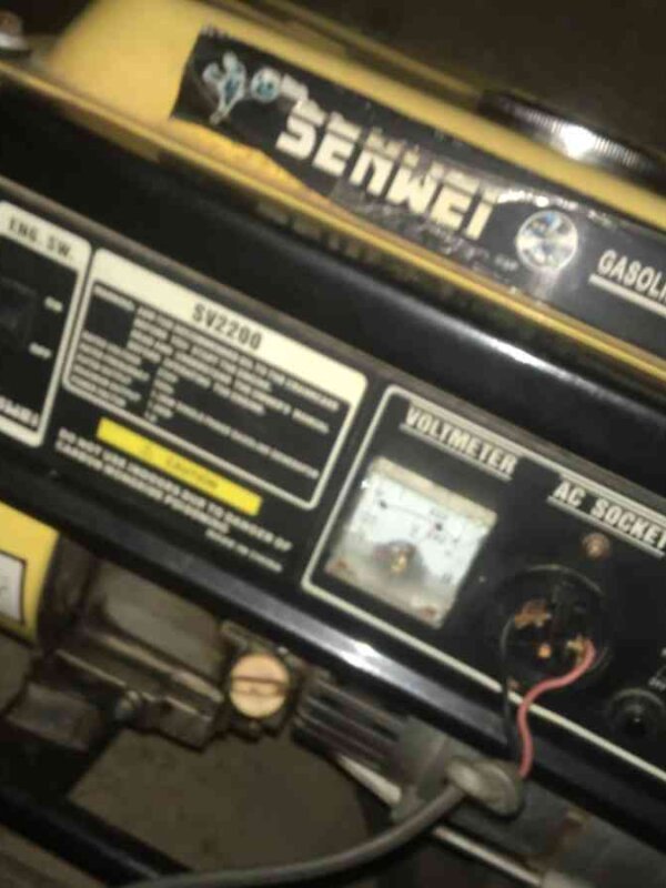 SV2200 GASOLINE GENERATOR