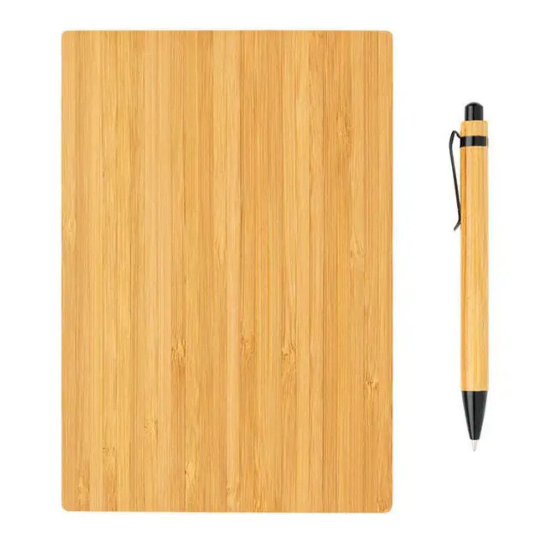 2in1 Leather wooden design