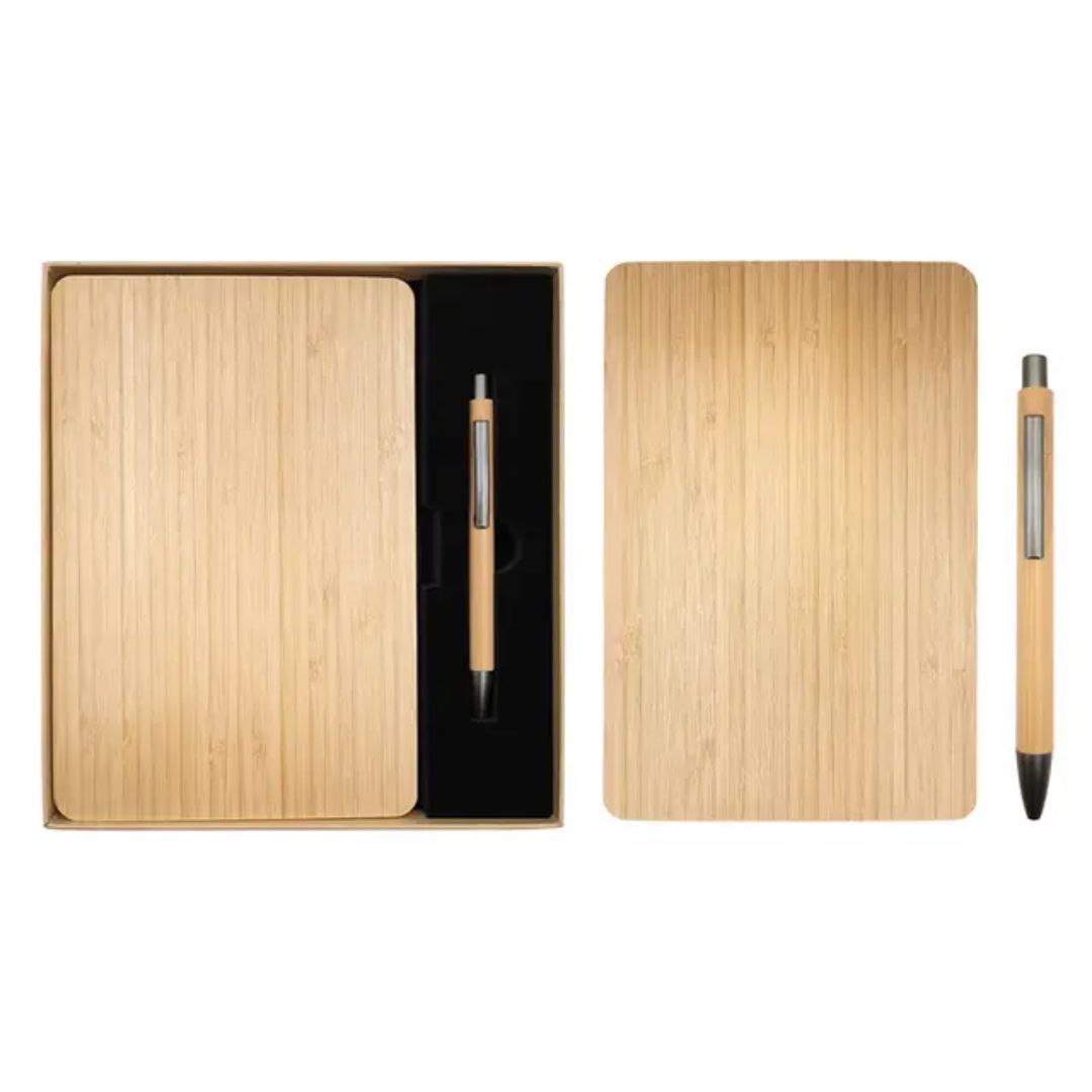 2in1 Leather wooden design