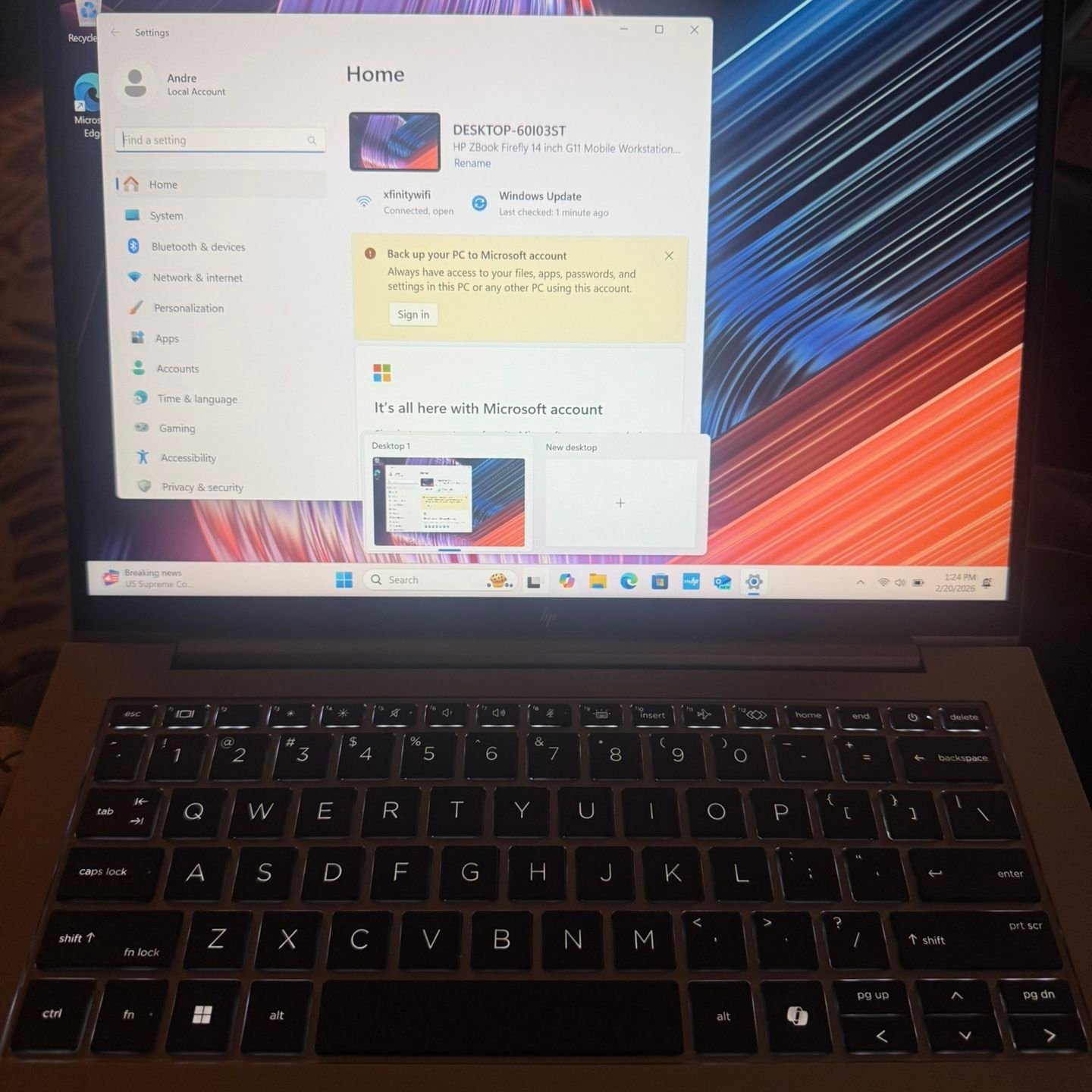 Laptop hp zbook firefly 14 g11