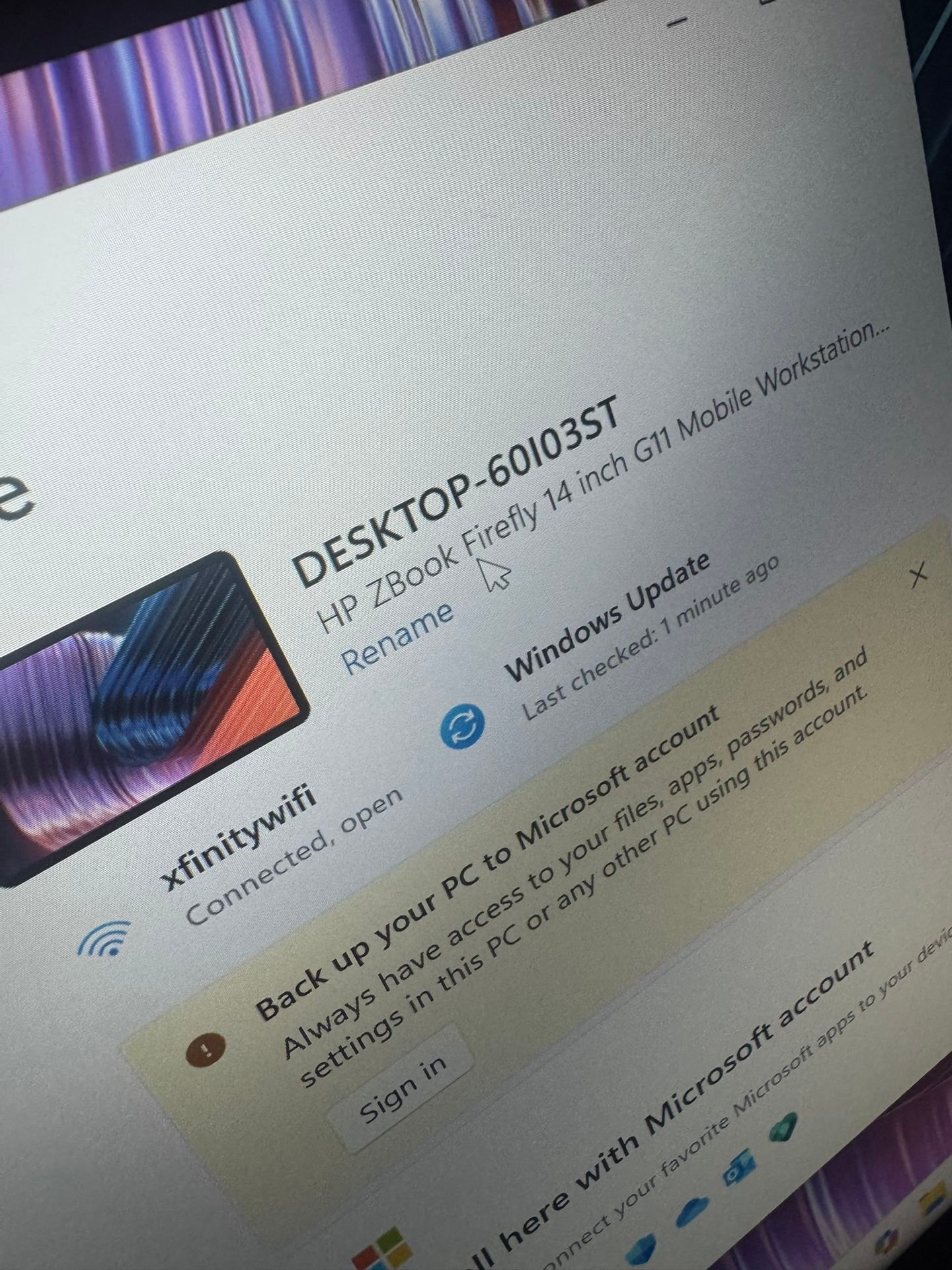 Laptop hp zbook firefly 14 g11