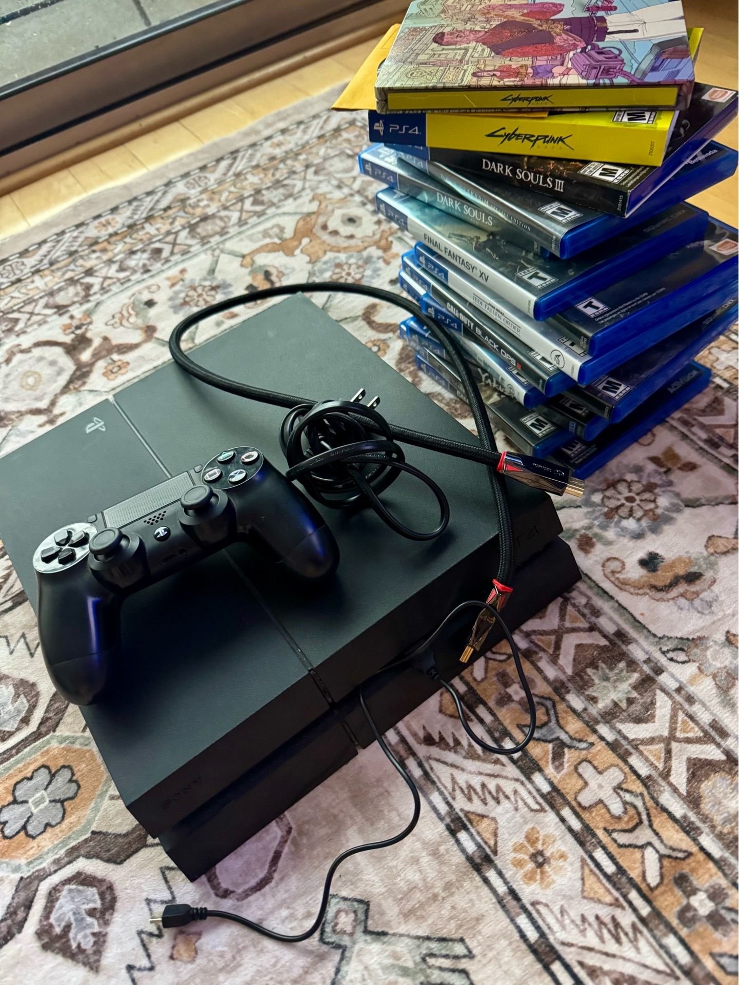 PS4 Console + Controller and Games Bundle