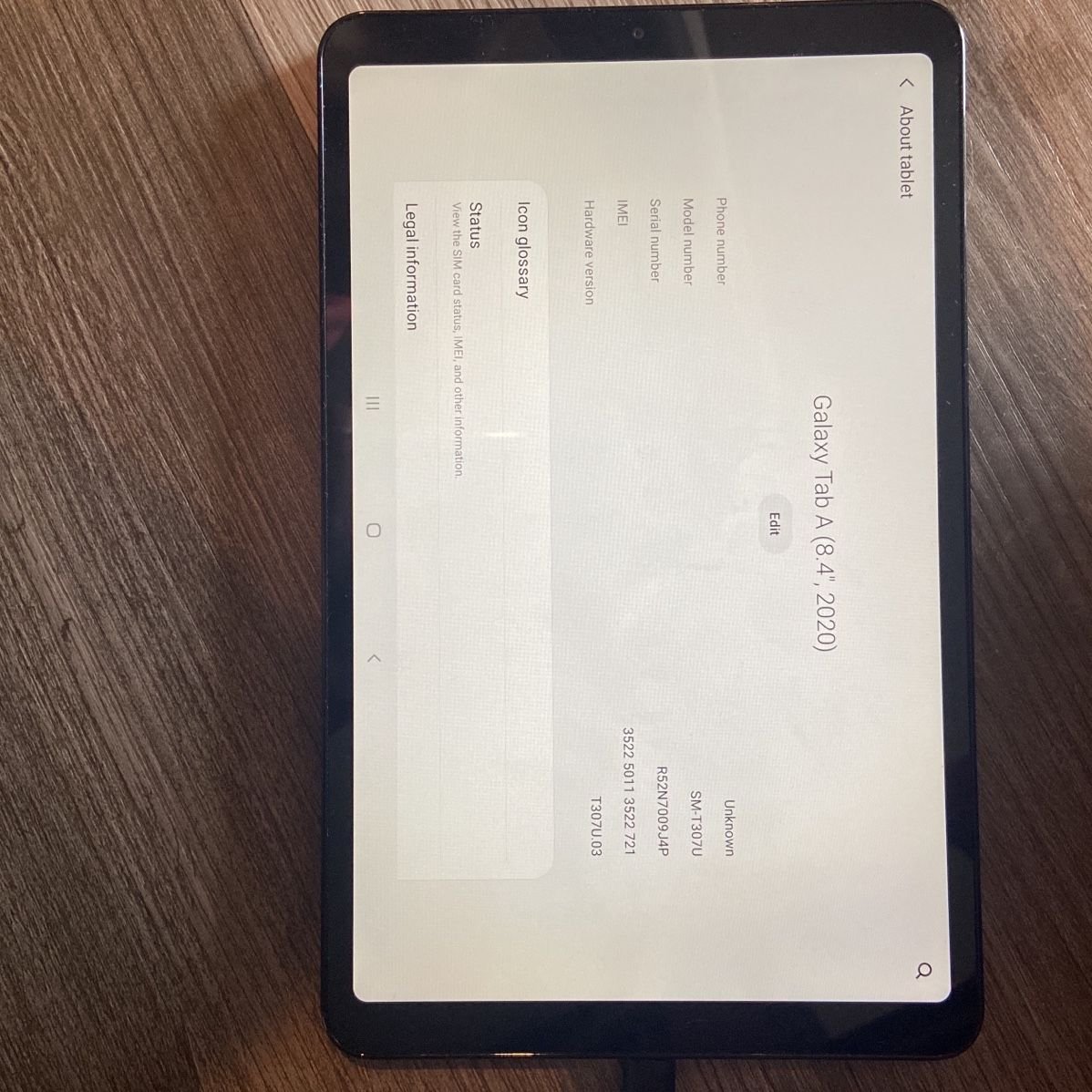 Samsung Galaxy Tab A 8.4 SM-T307U