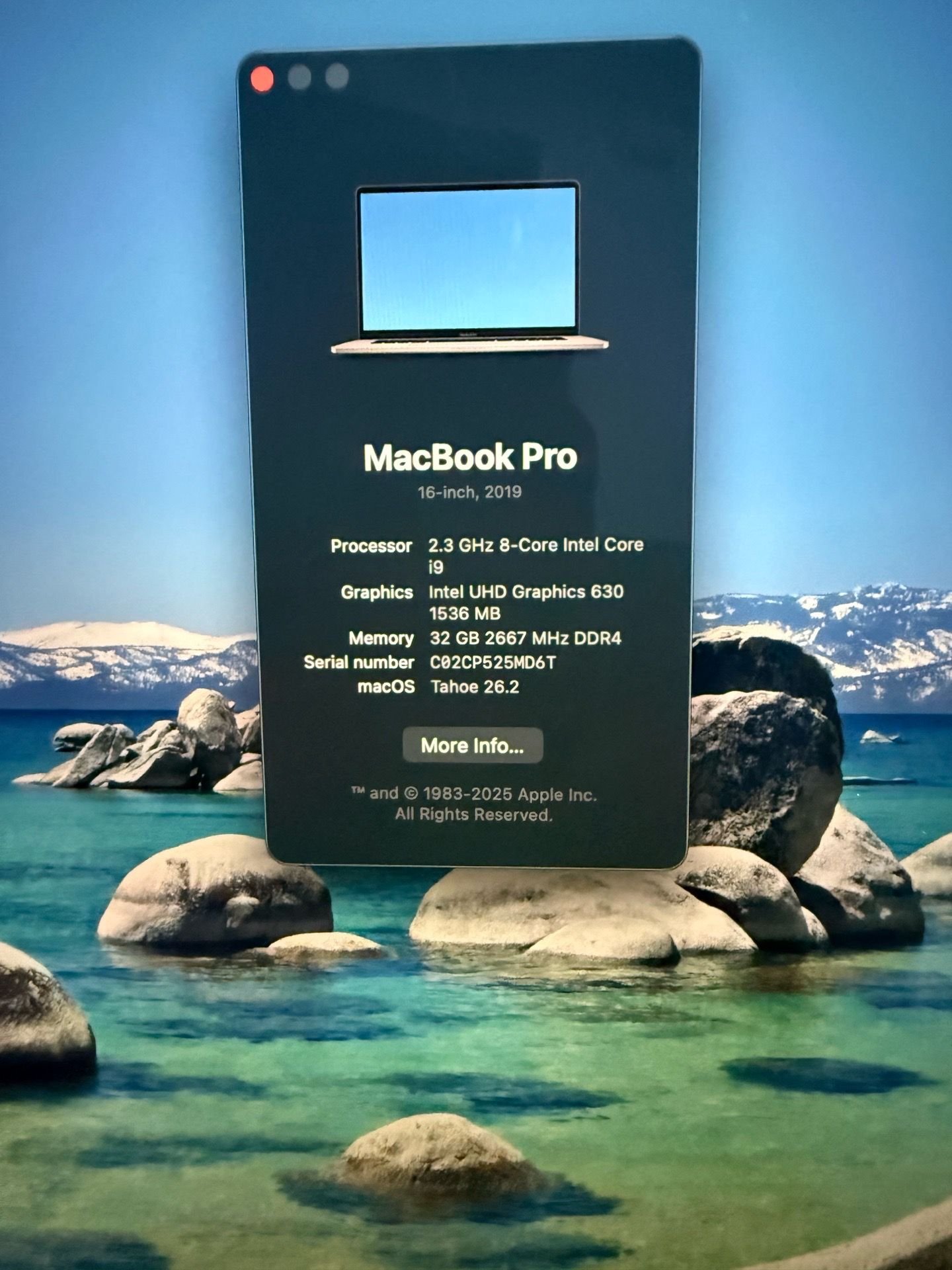 Prefect Condition MacBook Pro 16” (Late 2019) W/ IPod Max “throw in”