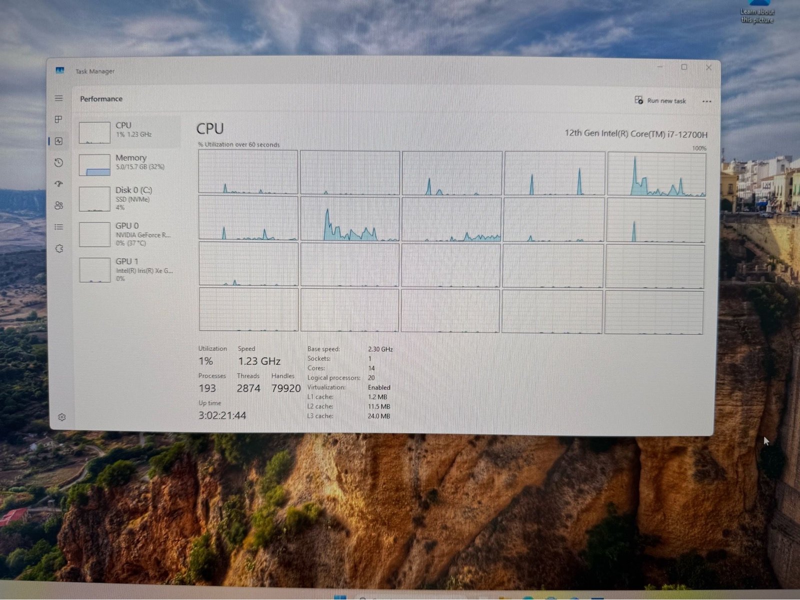 Dell laptop (XPS 15 9520)
