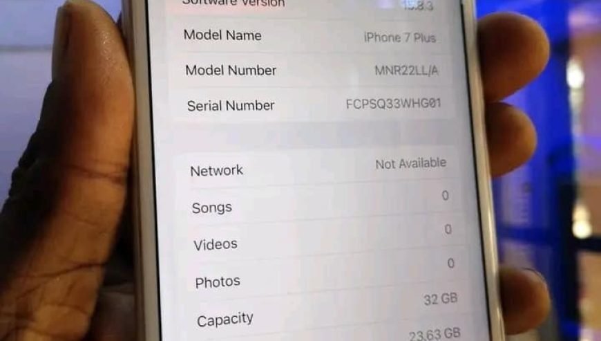Fairly Used IPhone 7 plus