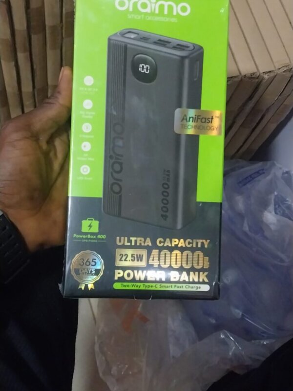 Oraimo 40,000mAh powerbox P400Q(148Wh)