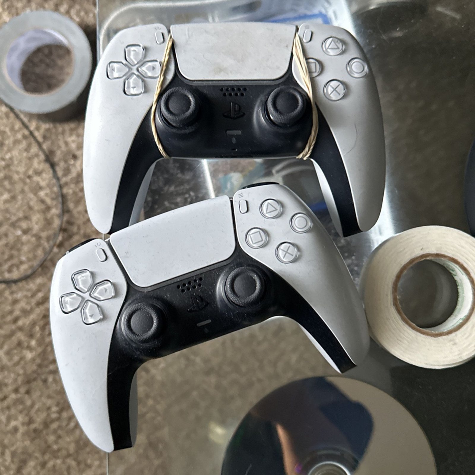 Two ps5 controllers
