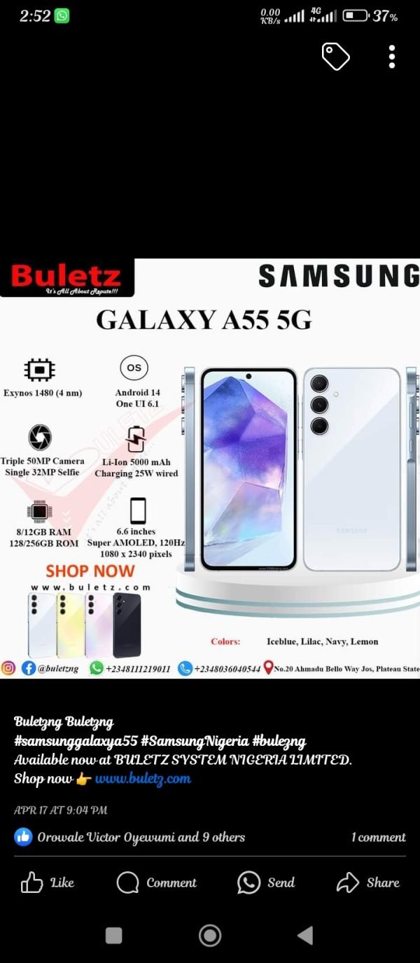 Samsung Galaxy AO5,AO6,A15,A35
