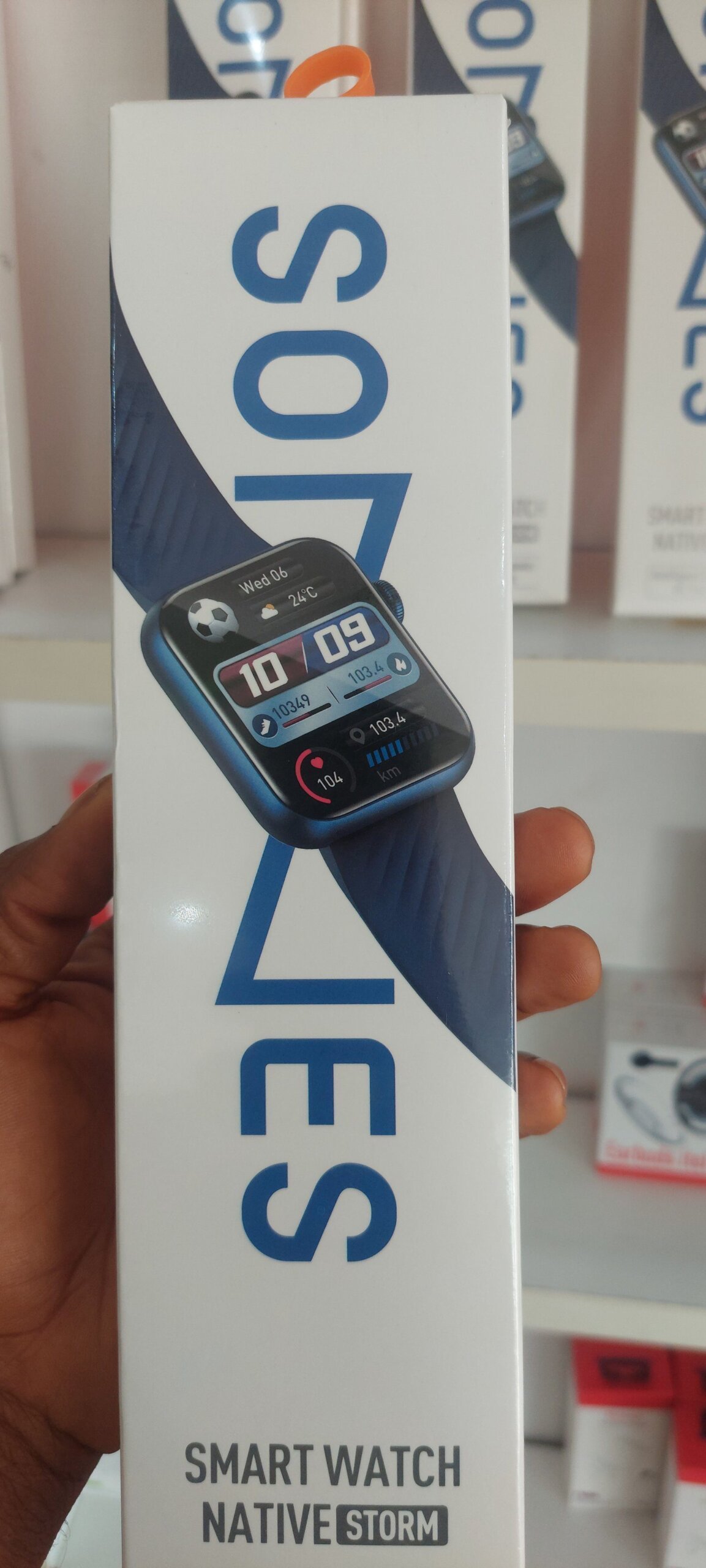 Sozees smart watch native storm