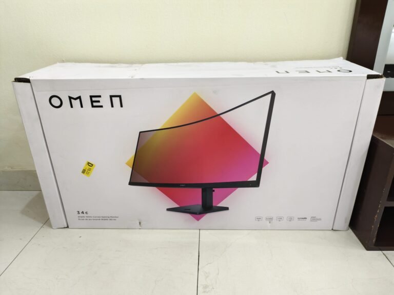HP OMEN 34C 165Hz WQHD ultra wide 34″ Gaming Monitor for Sale