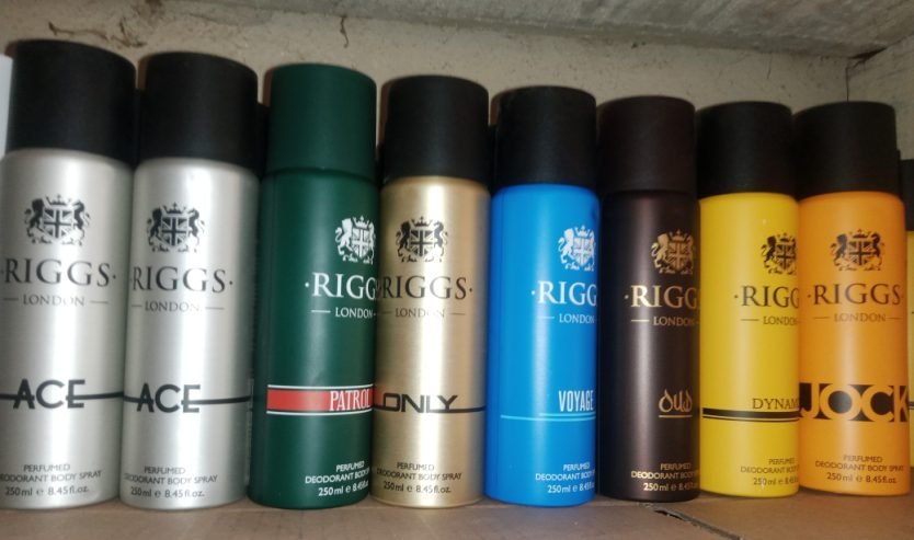 Riggs body spray