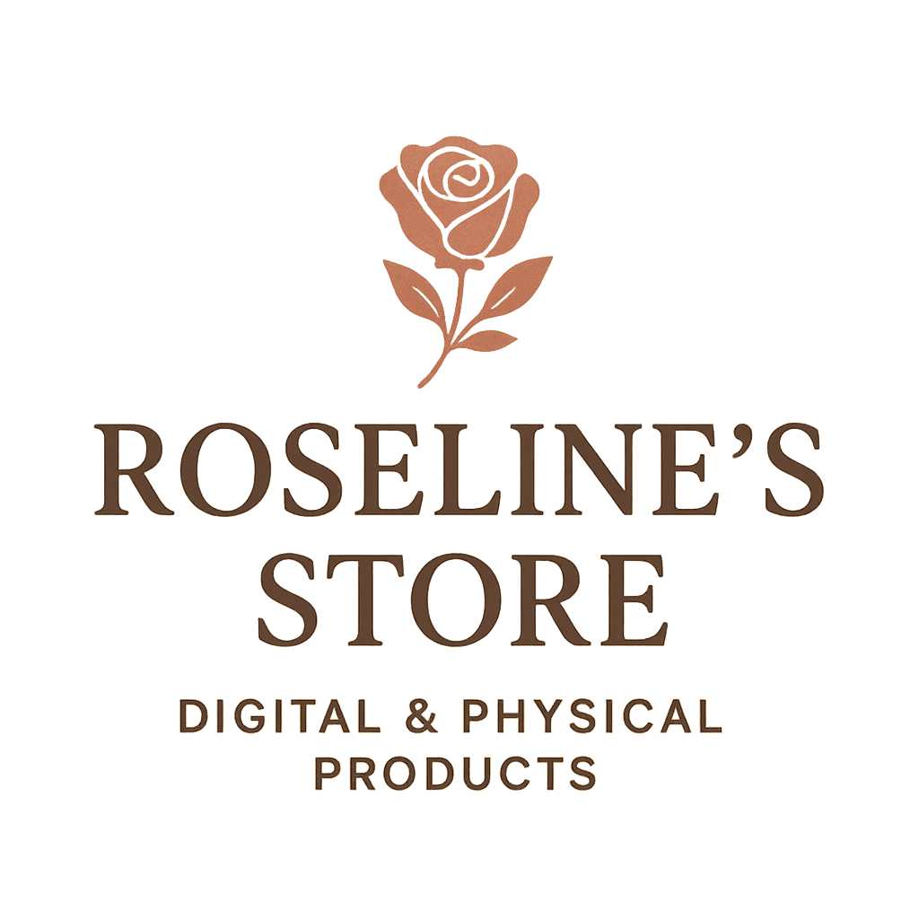 ROSELINE'S DIGITAL & PHYSICAL PRODUCTS Banner