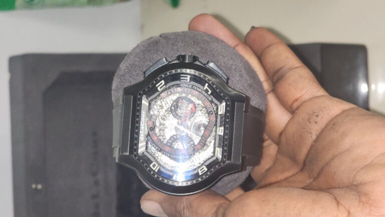 Hand crafted delacour wrist watch for sale