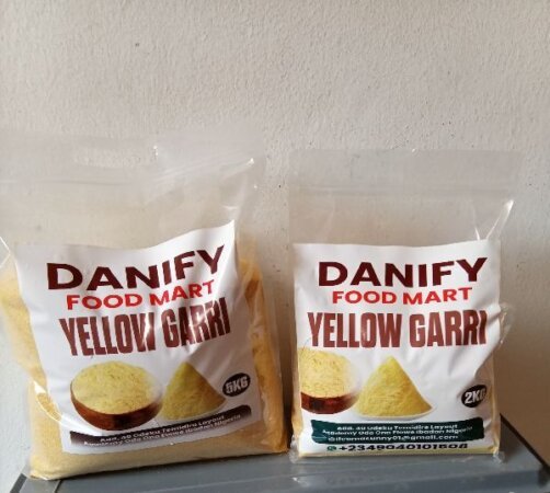 Starchy Yellow Garri Starchy Yellow Garri
