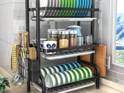 3 step plate rack