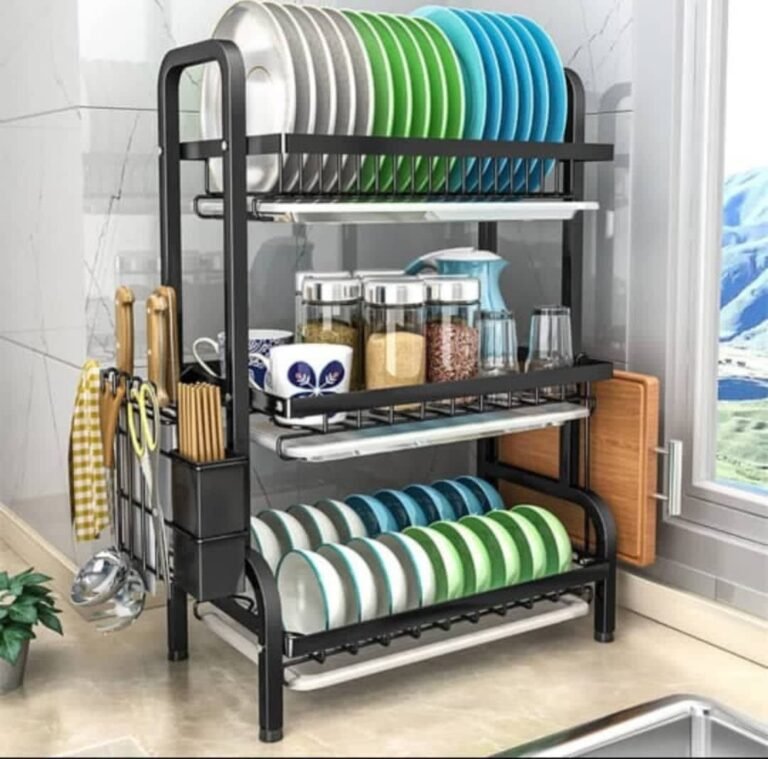 3 step plate rack