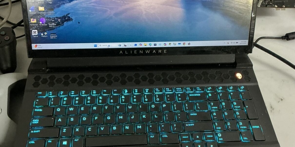 3 Laptop Bundle – Alienware Gaming, HP OMEN Gaming & Dell – Chargers Included