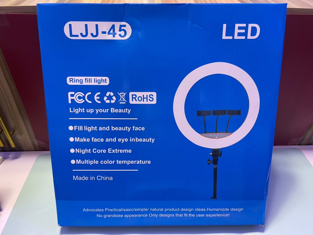 Ringlight 18 inches with tripod stand