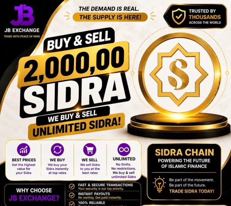 *BUYING SIDRA COIN – $0.15/SDA – Min 300 SDA – WhatsApp: +923441046064*