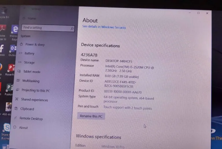 Lenovo ThinkPad Laptop – Good Condition
